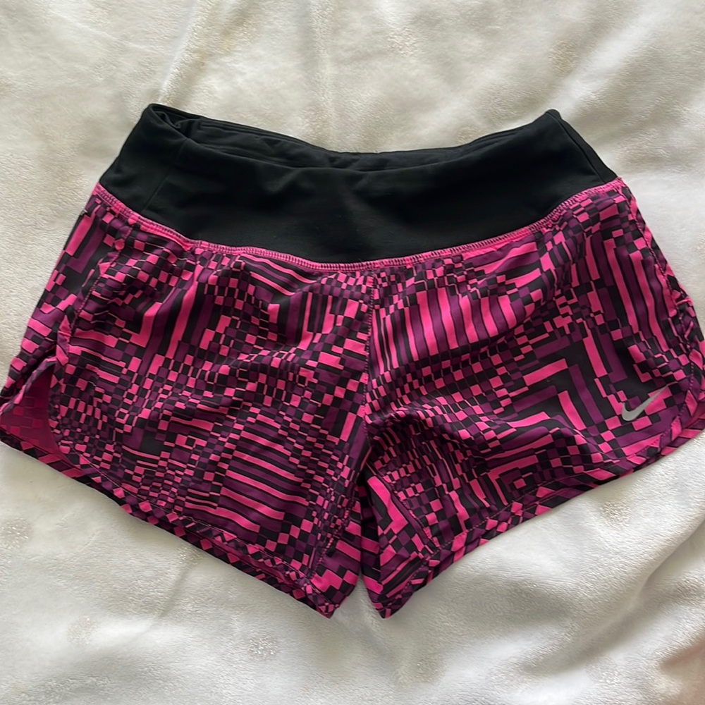 Nike running shorts, pink, XS